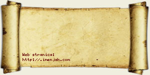 Dina Mikulić vizit kartica